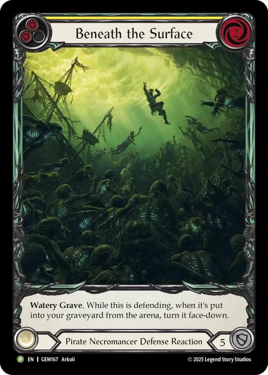 Beneath the Surface (Yellow) [GEM167] (GEM Pack 5) | Magic Magpie