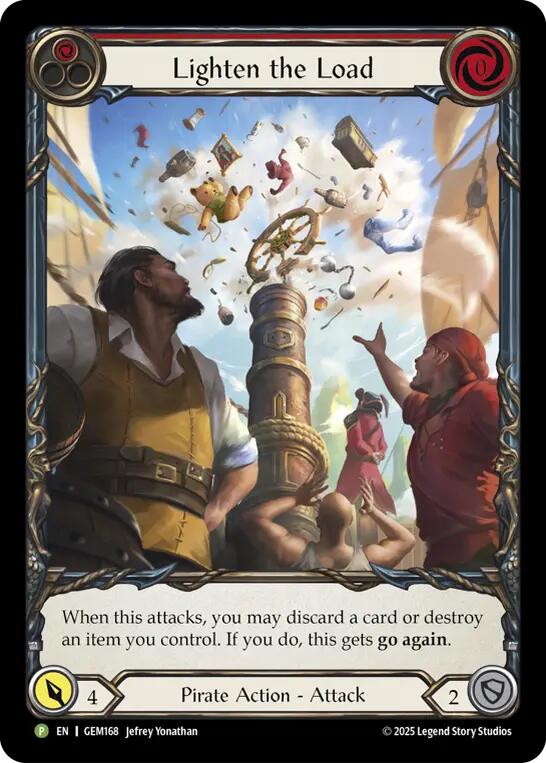 Lighten the Load (Red) [GEM168] (GEM Pack 5) | Magic Magpie