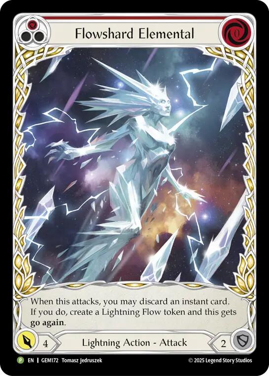 Flowshard Elemental (Red) [GEM172] (GEM Pack 5) | Magic Magpie