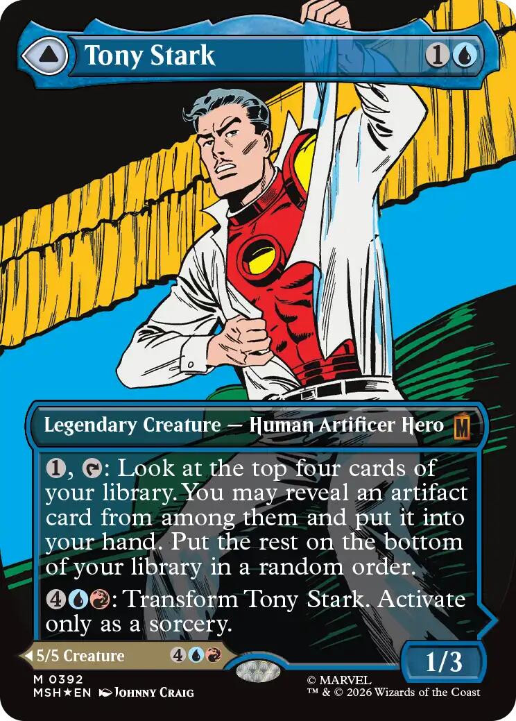 Tony Stark (Borderless) (0392) [Marvel Super Heroes] | Magic Magpie