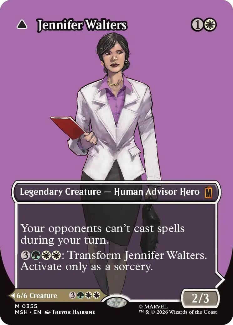 Jennifer Walters // The Sensational She-Hulk (Borderless) (0355) [Marvel Super Heroes] | Magic Magpie