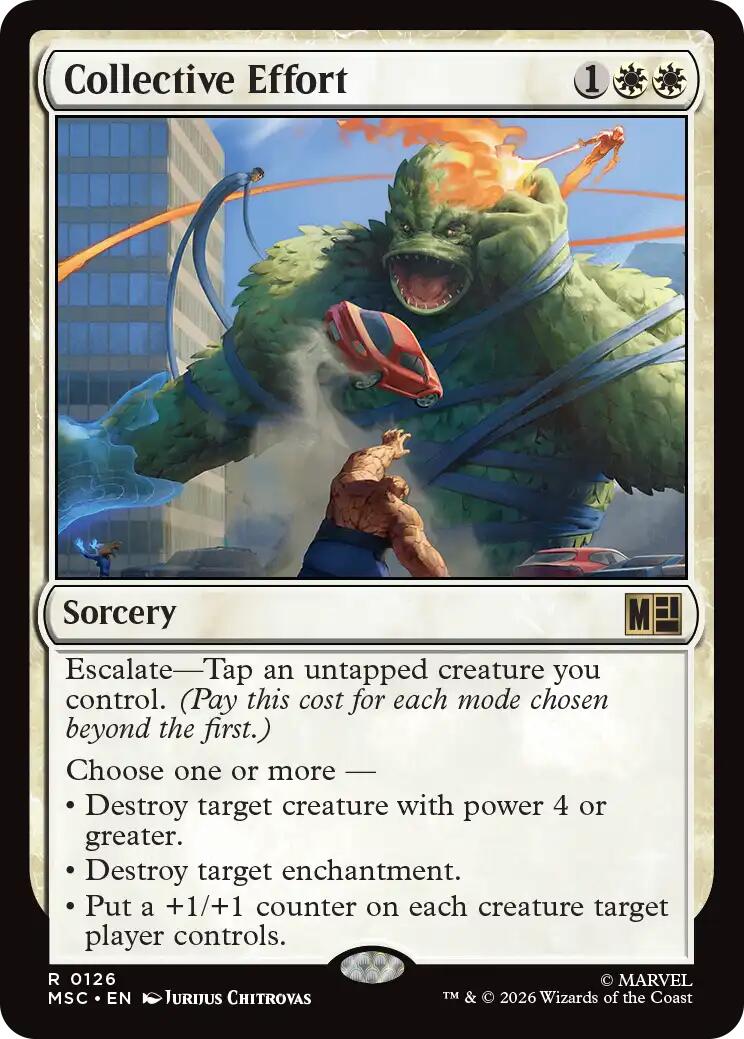 Collective Effort [Marvel Super Heroes Commander] | Magic Magpie