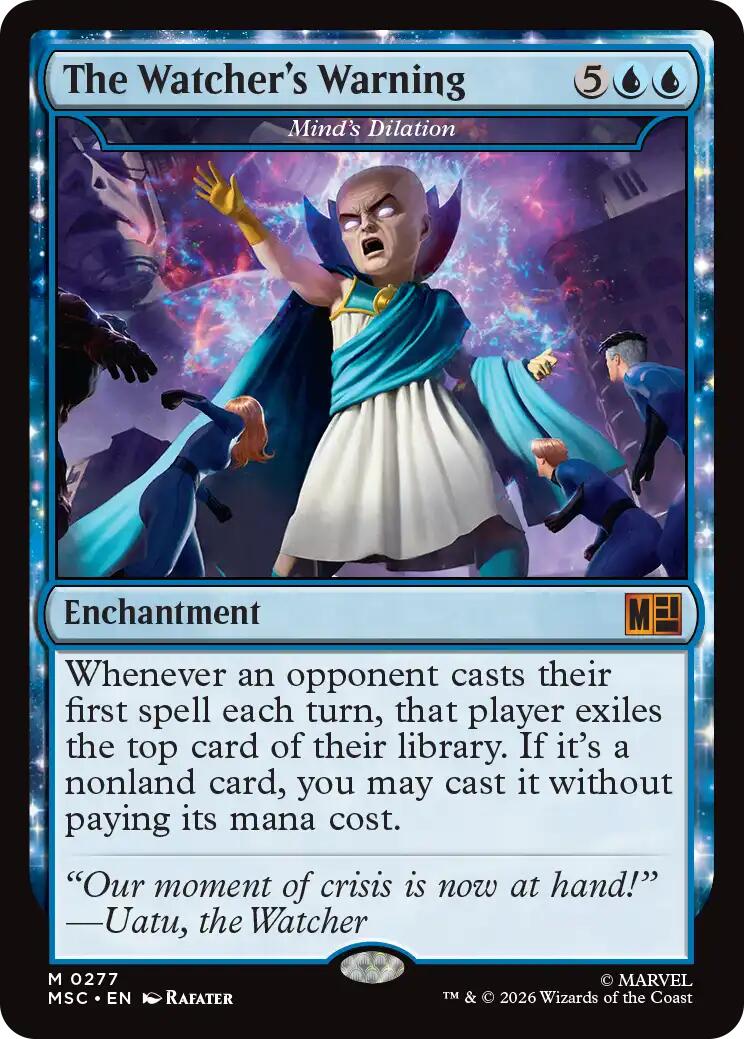 The Watcher's Warning - Mind's Dilation [Marvel Super Heroes Commander] | Magic Magpie