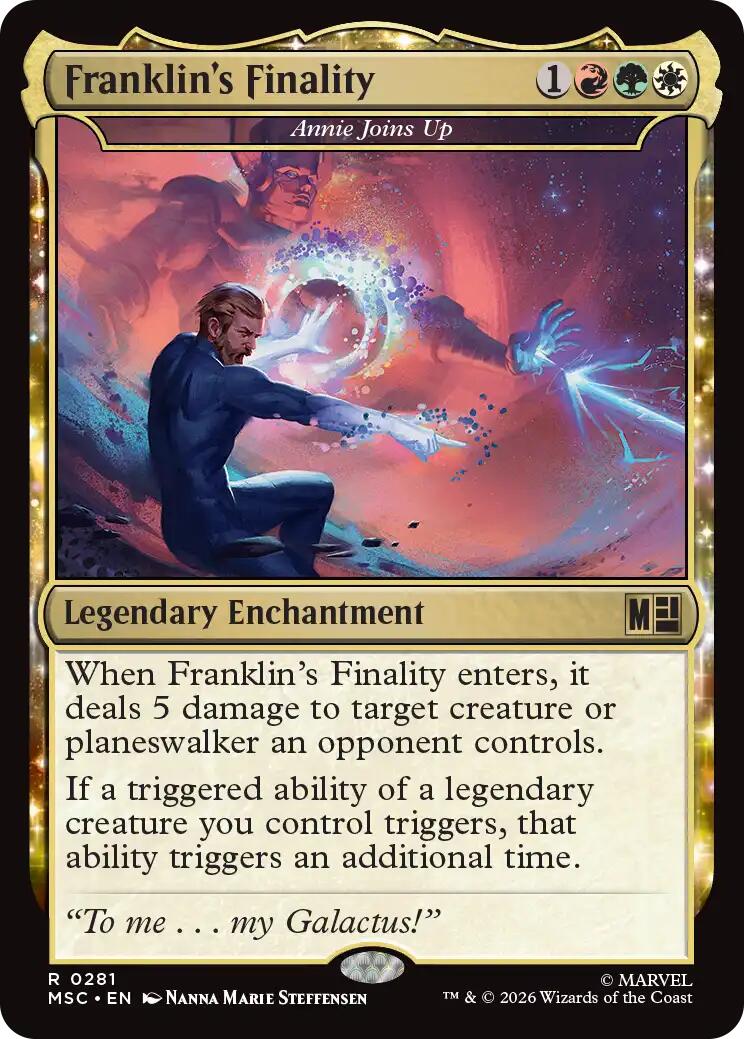 Franklin's Finality - Annie Joins Up [Marvel Super Heroes Commander] | Magic Magpie