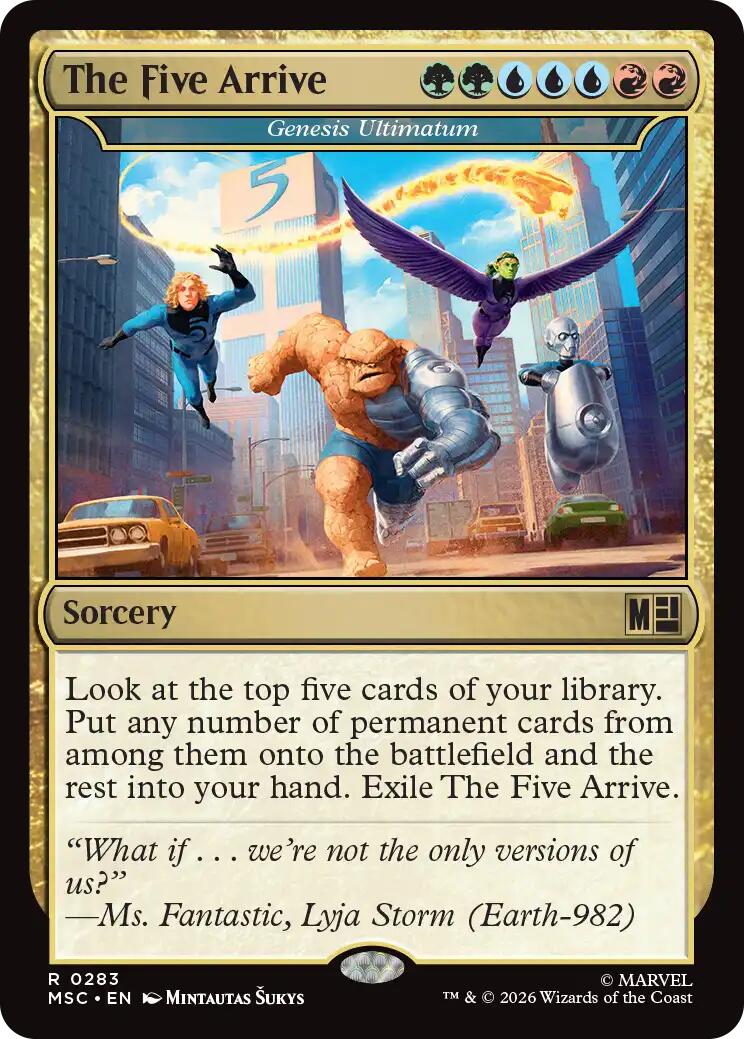 The Five Arrive - Genesis Ultimatum [Marvel Super Heroes Commander] | Magic Magpie