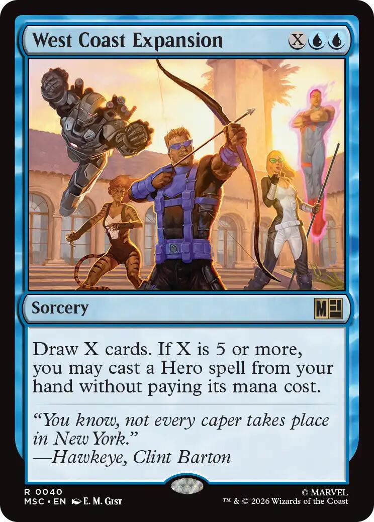 West Coast Expansion (Surge Foil) [Marvel Super Heroes Commander] | Magic Magpie