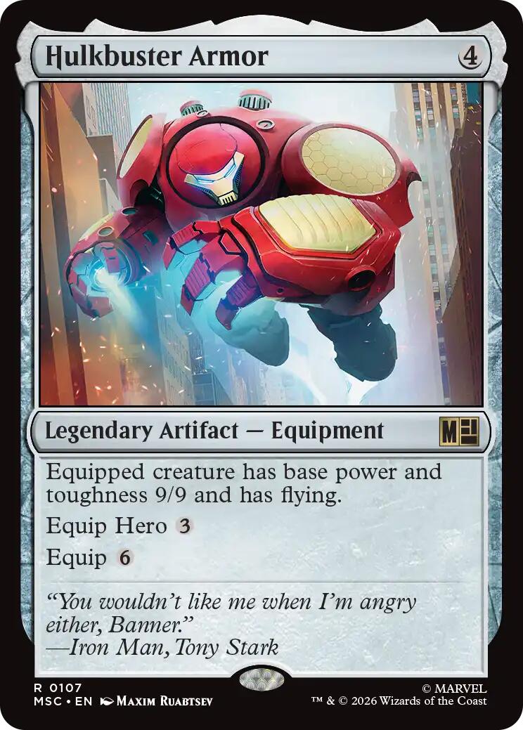 Hulkbuster Armor (Surge Foil) [Marvel Super Heroes Commander] | Magic Magpie