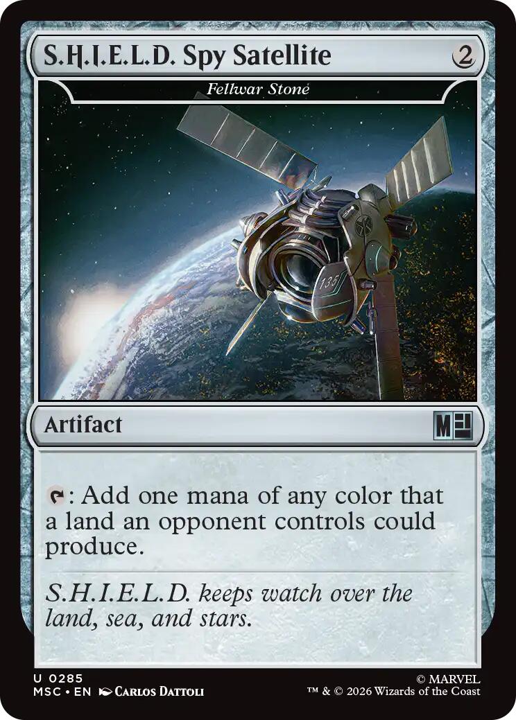 S.H.I.E.L.D. Spy Satellite - Fellwar Stone (Surge Foil) [Marvel Super Heroes Commander] | Magic Magpie