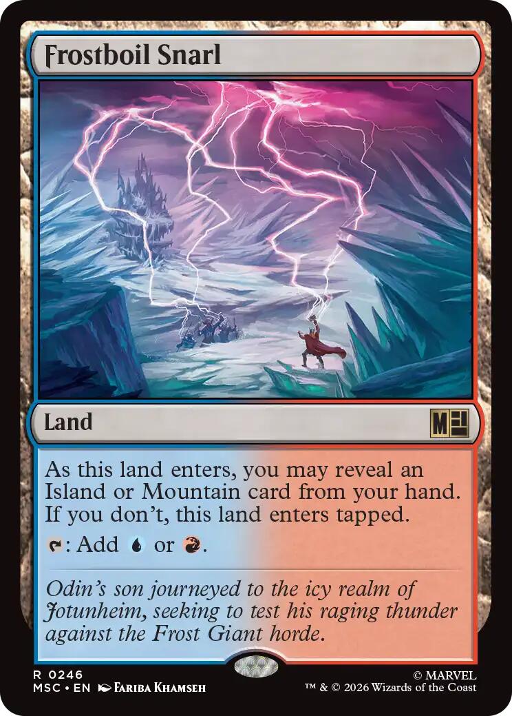 Frostboil Snarl (Surge Foil) [Marvel Super Heroes Commander] | Magic Magpie