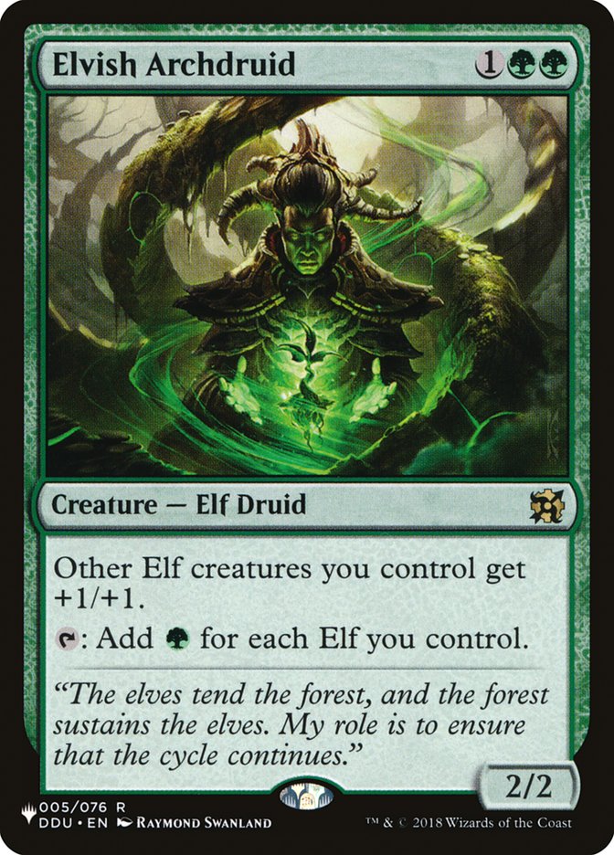 Elvish Archdruid [The List] | Magic Magpie