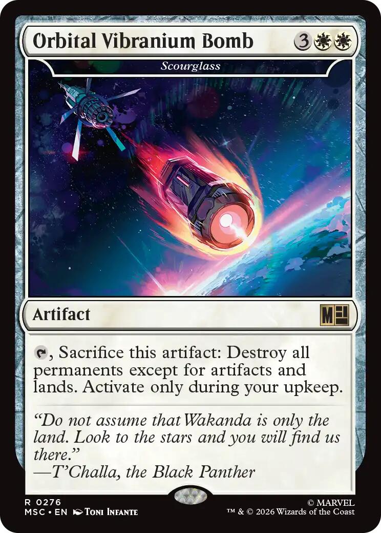 Orbital Vibranium Bomb - Scourglass [Marvel Super Heroes Commander] | Magic Magpie