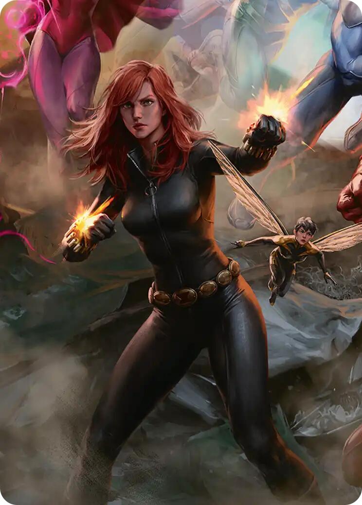 Black Widow, Intel Expert Art Card [Marvel Super Heroes Art Series] | Magic Magpie