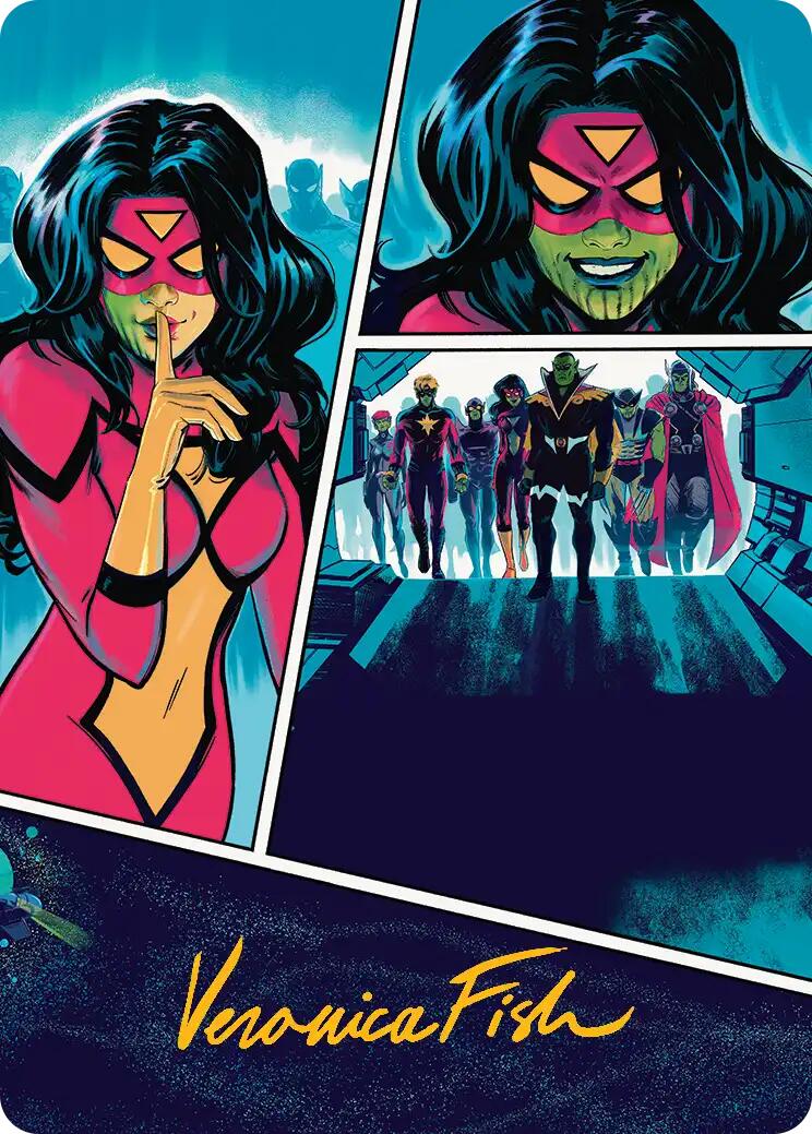 Secret Invasion Art Card (Gold-Stamped Signature) [Marvel Super Heroes Art Series] | Magic Magpie