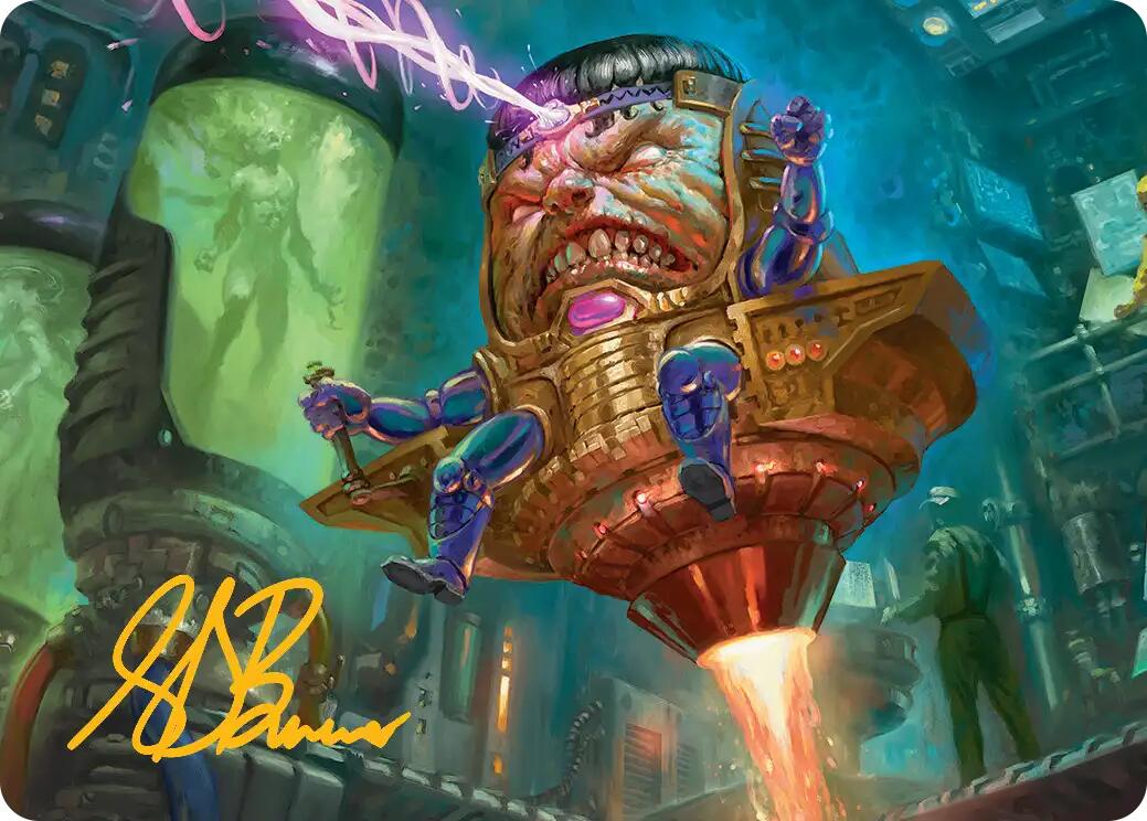 M.O.D.O.K. Art Card (Gold-Stamped Signature) [Marvel Super Heroes Art Series] | Magic Magpie