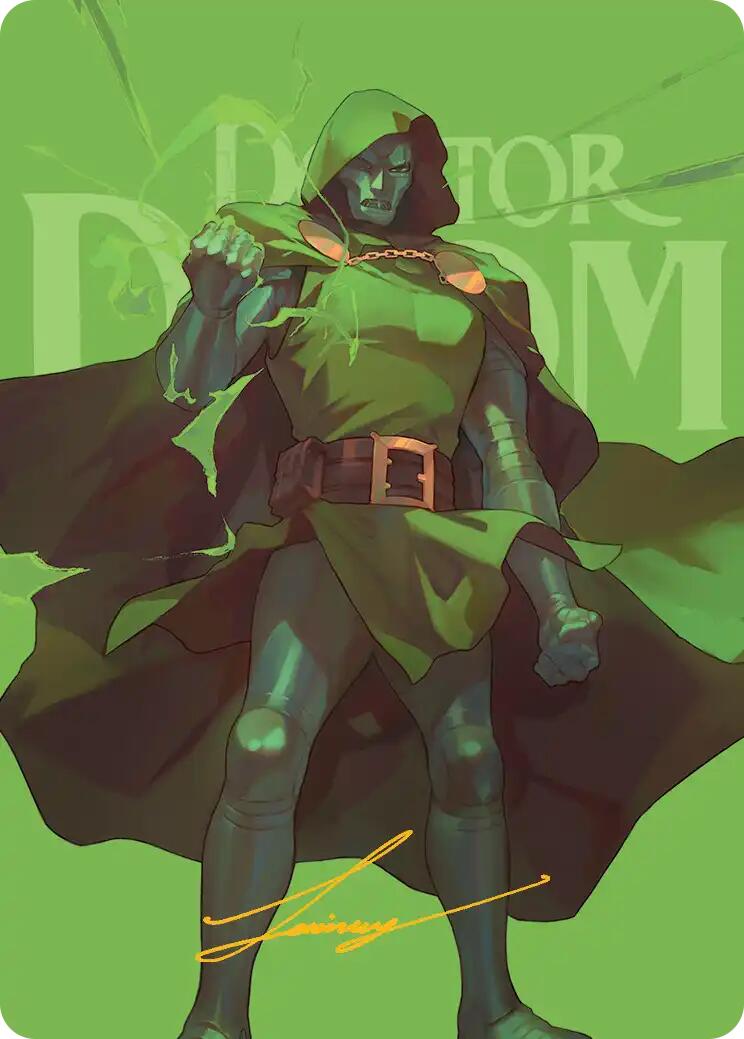 Doctor Doom Art Card (Gold-Stamped Signature) [Marvel Super Heroes Art Series] | Magic Magpie