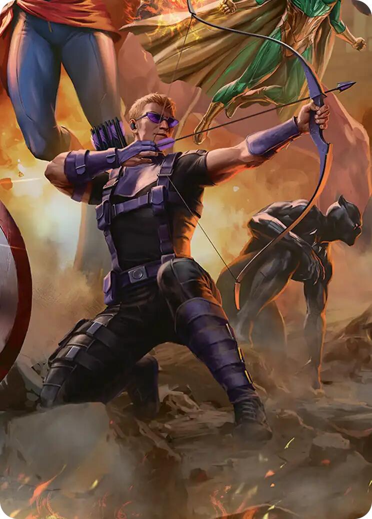 Hawkeye, Trick Shot Art Card [Marvel Super Heroes Art Series] | Magic Magpie