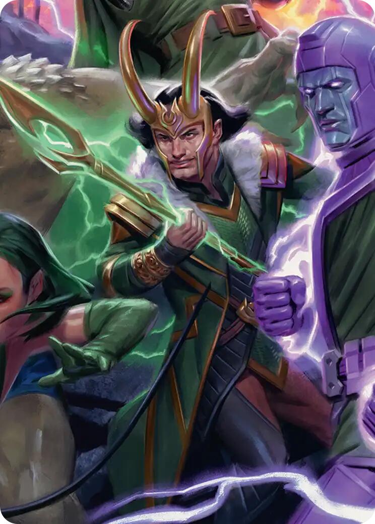 Loki, God of Lies Art Card [Marvel Super Heroes Art Series] | Magic Magpie