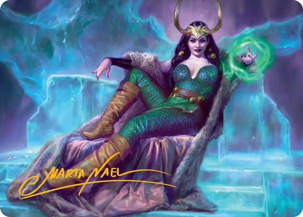 Lady Loki, Agent of Chaos Art Card (Gold-Stamped Signature) [Marvel Super Heroes Art Series] | Magic Magpie