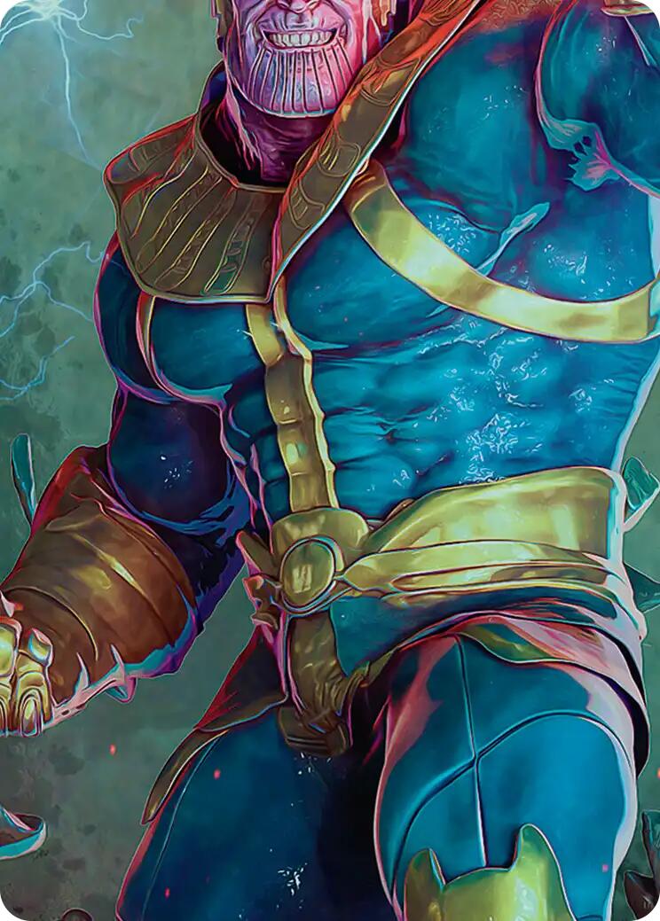 Thanos, the Mad Titan Art Card (5/9) [Marvel Super Heroes Art Series] | Magic Magpie