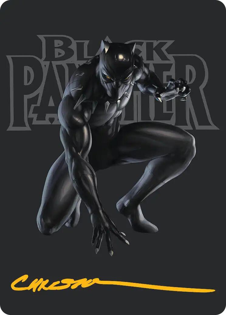 Black Panther, Hope Enduring Art Card (Gold-Stamped Signature) [Marvel Super Heroes Art Series] | Magic Magpie