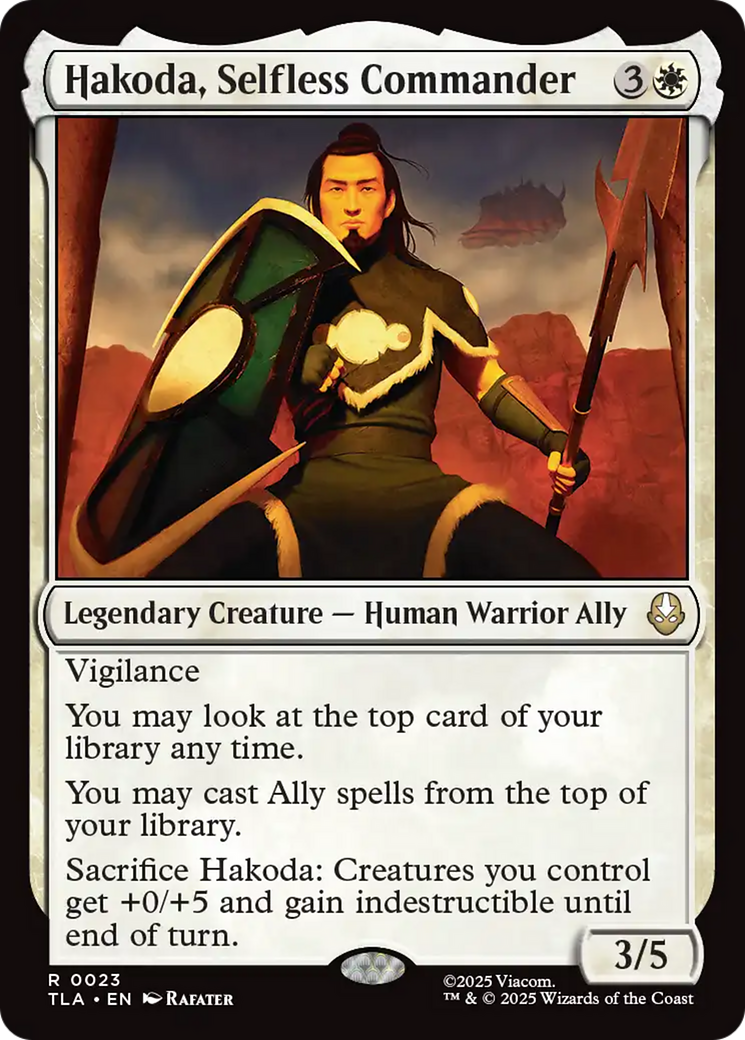 Hakoda, Selfless Commander [Avatar: The Last Airbender] | Magic Magpie