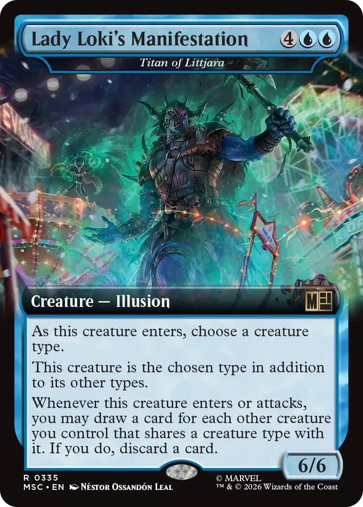 Lady Loki's Manifestation - Titan of Littjara (Extended Art) [Marvel Super Heroes Commander] | Magic Magpie