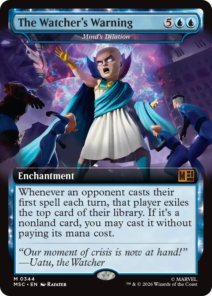 The Watcher's Warning - Mind's Dilation (Extended Art) [Marvel Super Heroes Commander] | Magic Magpie