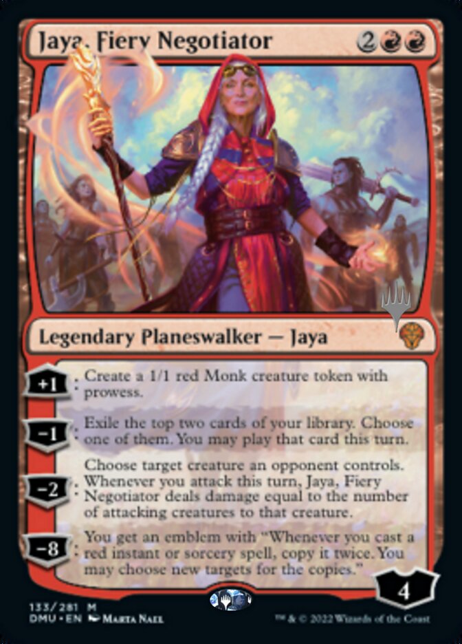 Jaya, Fiery Negotiator (Promo Pack) [Dominaria United Promos] | Magic Magpie