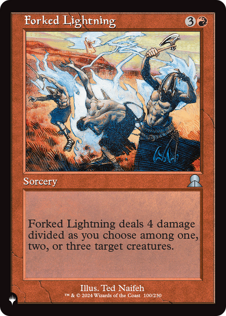 Forked Lightning [The List Reprints] | Magic Magpie