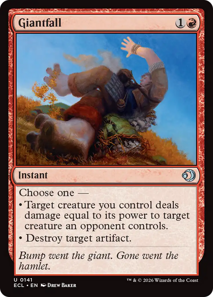 Giantfall [Lorwyn Eclipsed] | Magic Magpie