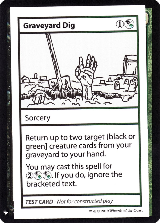 Graveyard Dig [Mystery Booster Playtest Cards] | Magic Magpie