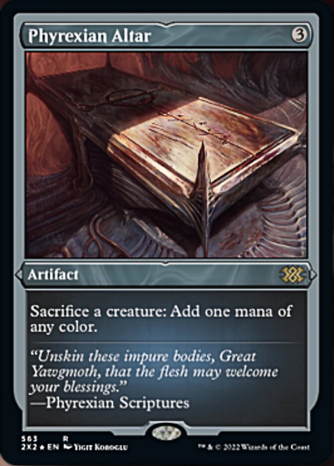 Phyrexian Altar (Foil Etched) [Double Masters 2022] | Magic Magpie