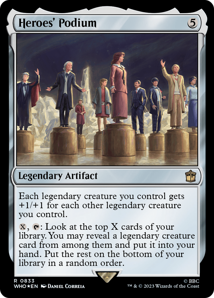 Heroes' Podium (Surge Foil) [Doctor Who] | Magic Magpie
