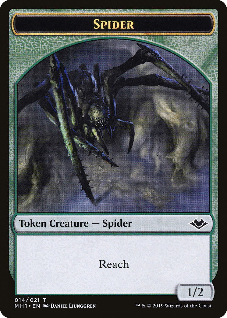 Shapeshifter // Spider Double-Sided Token [Modern Horizons Tokens] | Magic Magpie