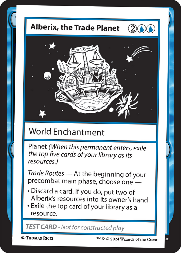 Alberix, the Trade Planet [Mystery Booster 2 Playtest Cards] | Magic Magpie