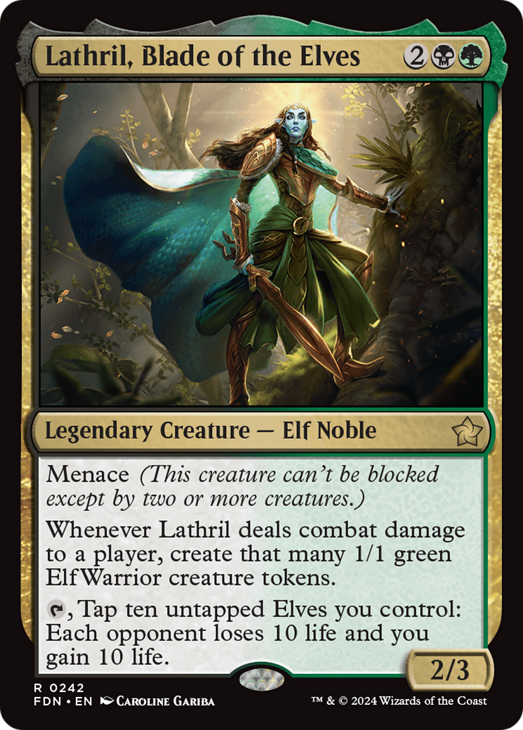 Lathril, Blade of the Elves [Foundations] | Magic Magpie