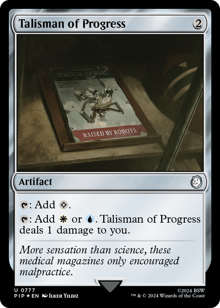 Talisman of Progress (Surge Foil) [Fallout] | Magic Magpie