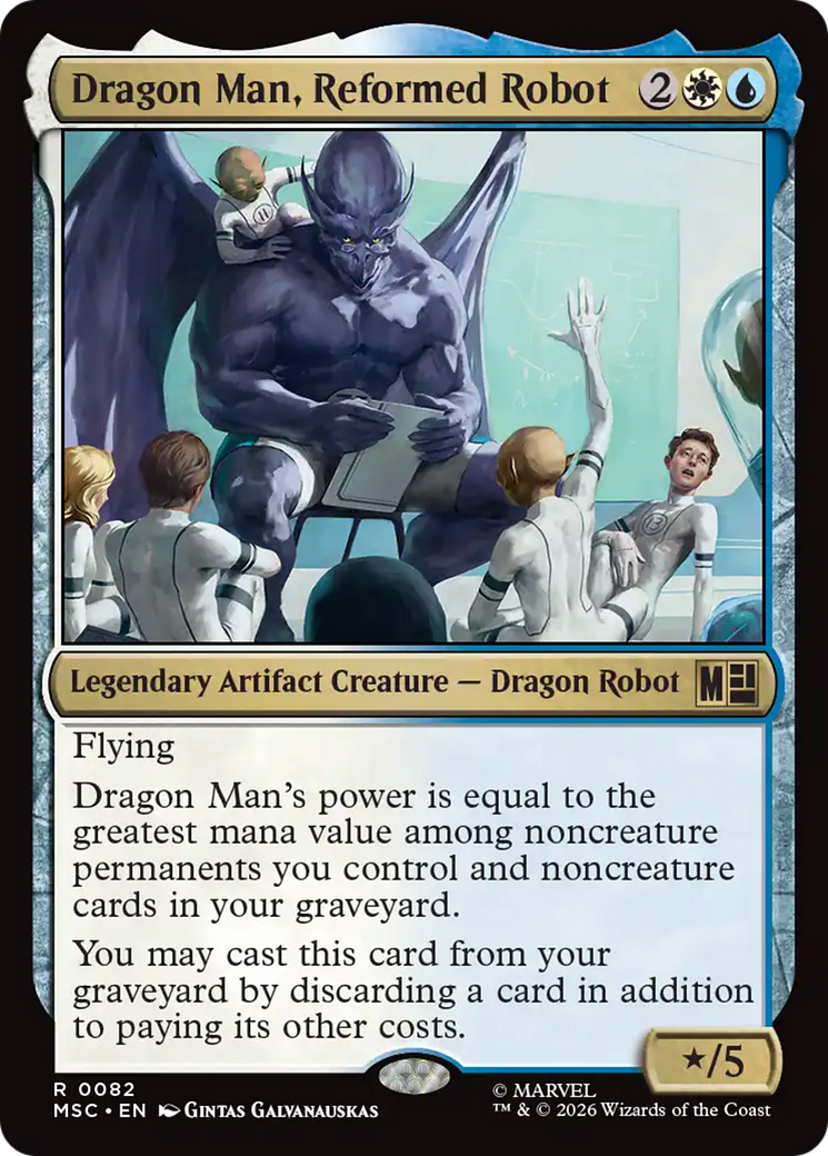 Dragon Man, Reformed Robot (Surge Foil) [Marvel Super Heroes Commander] | Magic Magpie