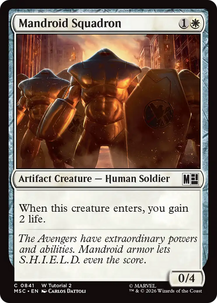 Mandroid Squadron [Marvel Super Heroes Commander] | Magic Magpie
