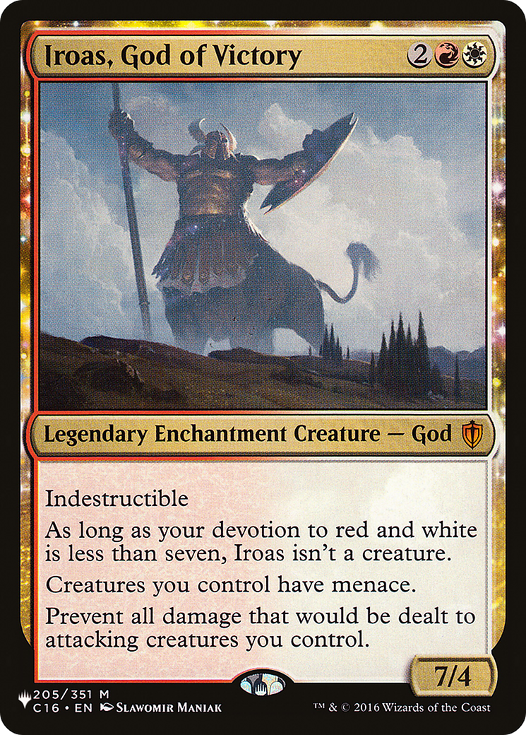 Iroas, God of Victory [The List Reprints] | Magic Magpie