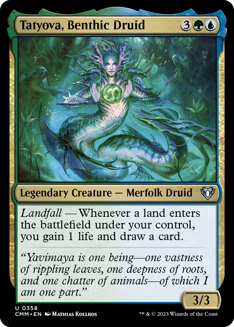 Tatyova, Benthic Druid [Commander Masters] | Magic Magpie