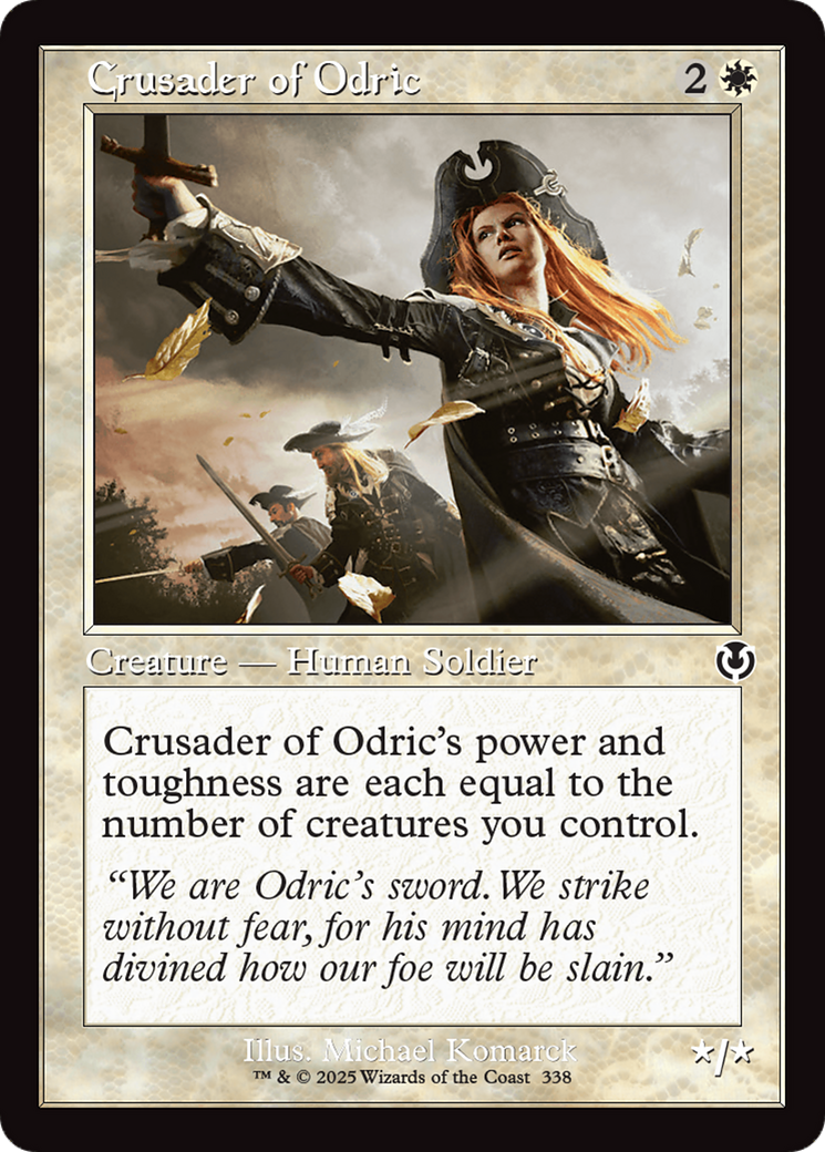 Crusader of Odric (Retro Frame) [Innistrad Remastered] | Magic Magpie