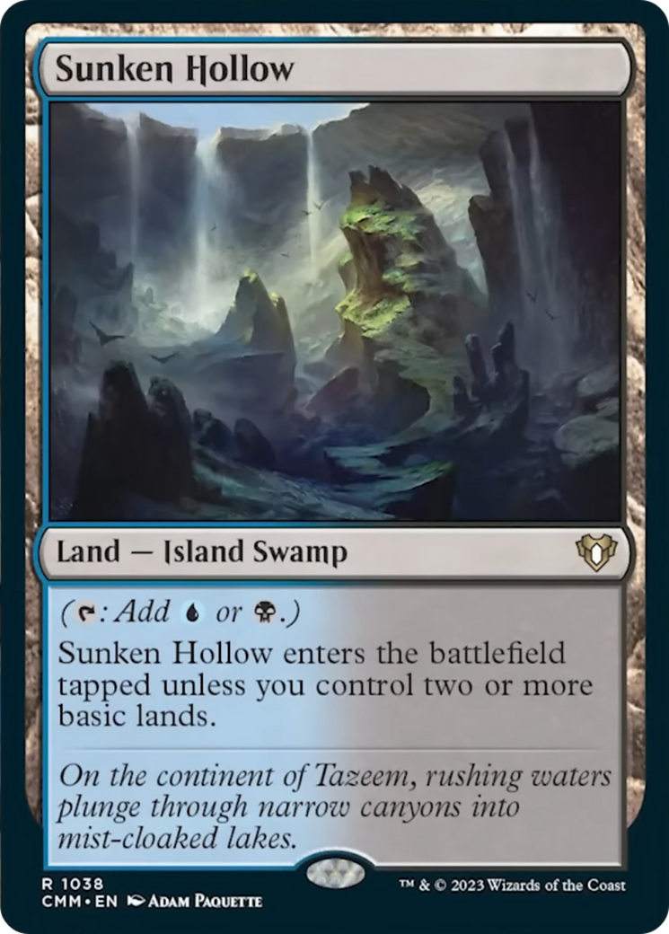 Sunken Hollow [Commander Masters] | Magic Magpie