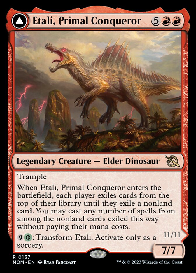 Etali, Primal Conqueror // Etali, Primal Sickness [March of the Machine] | Magic Magpie