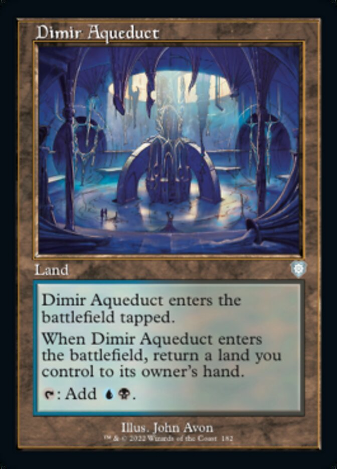 Dimir Aqueduct (Retro) [The Brothers' War Commander] | Magic Magpie