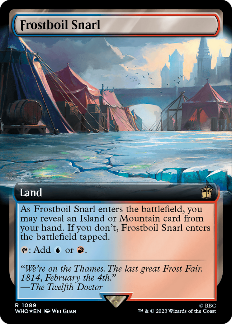 Frostboil Snarl (Extended Art) (Surge Foil) [Doctor Who] | Magic Magpie