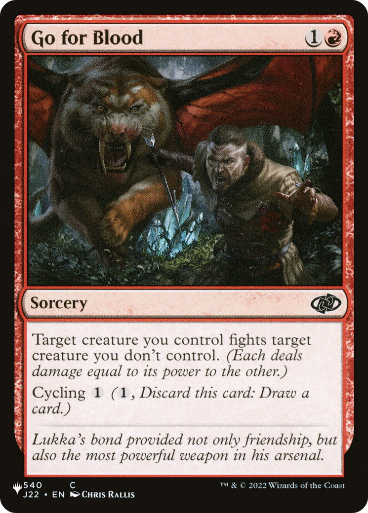Go for Blood [The List] | Magic Magpie