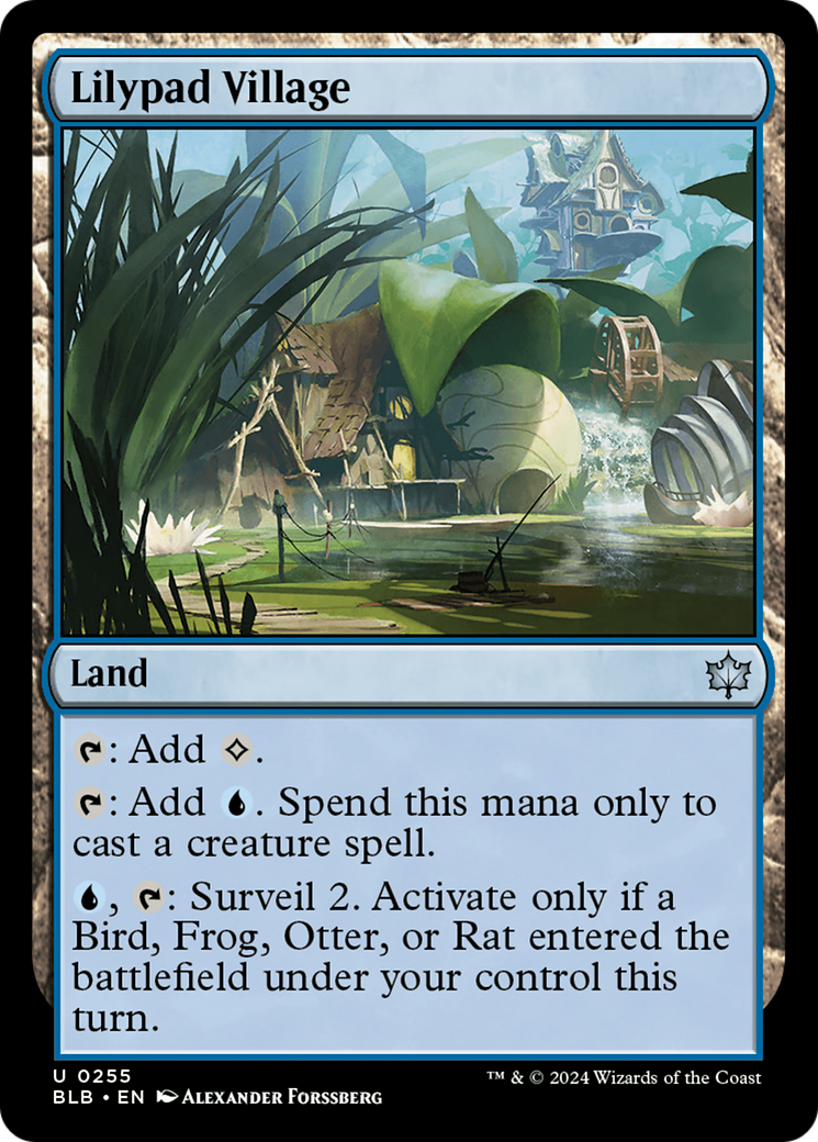 Lilypad Village [Bloomburrow] | Magic Magpie