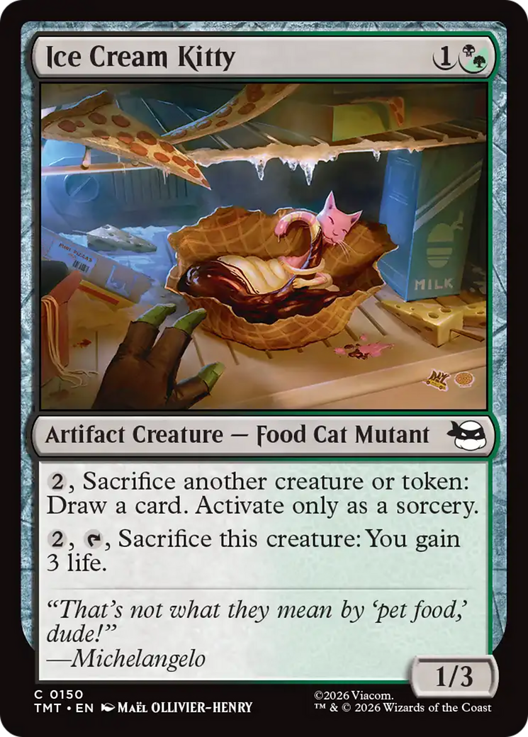 Ice Cream Kitty [Teenage Mutant Ninja Turtles] | Magic Magpie