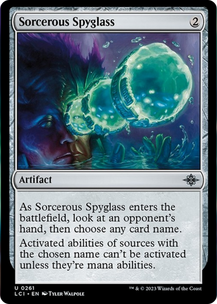 Sorcerous Spyglass [The Lost Caverns of Ixalan] | Magic Magpie